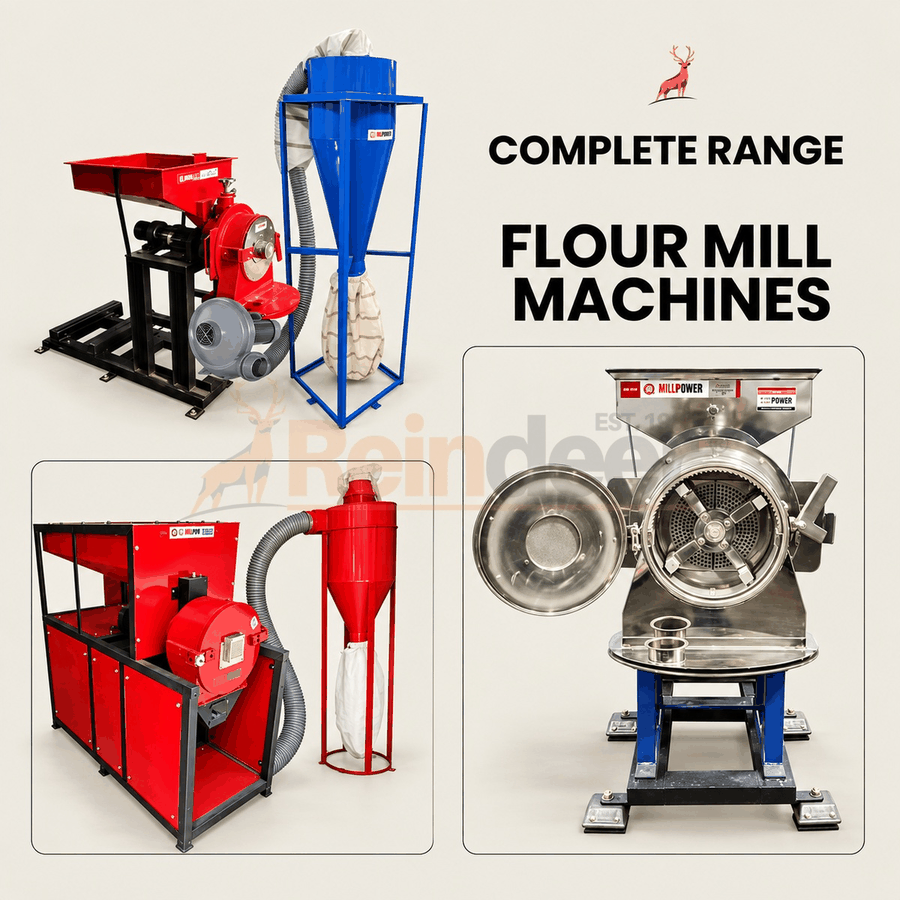 20 hp atta chakki - పూర్తి శ్రేణి - రెయిన్‌డీర్ మెషినరీ