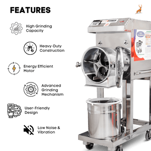 3 hp అట్టా చక్కి - ఫీచర్లు - రెయిన్ డీర్ మెషినరీ
