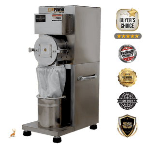 50 kg per hour atta chakki - flour outlet and collection - reindeer machinery