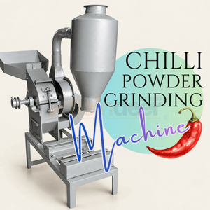 2 HP మిరపకాయ గ్రైండింగ్ మెషిన్ - ముందు వీక్షణ - Reindeer Machinery